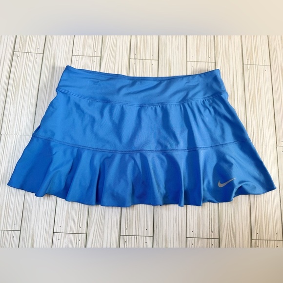 Nike Dresses & Skirts - Nike | Blue Ruffle Tennis - Golf - Pickleball Skort - Size M